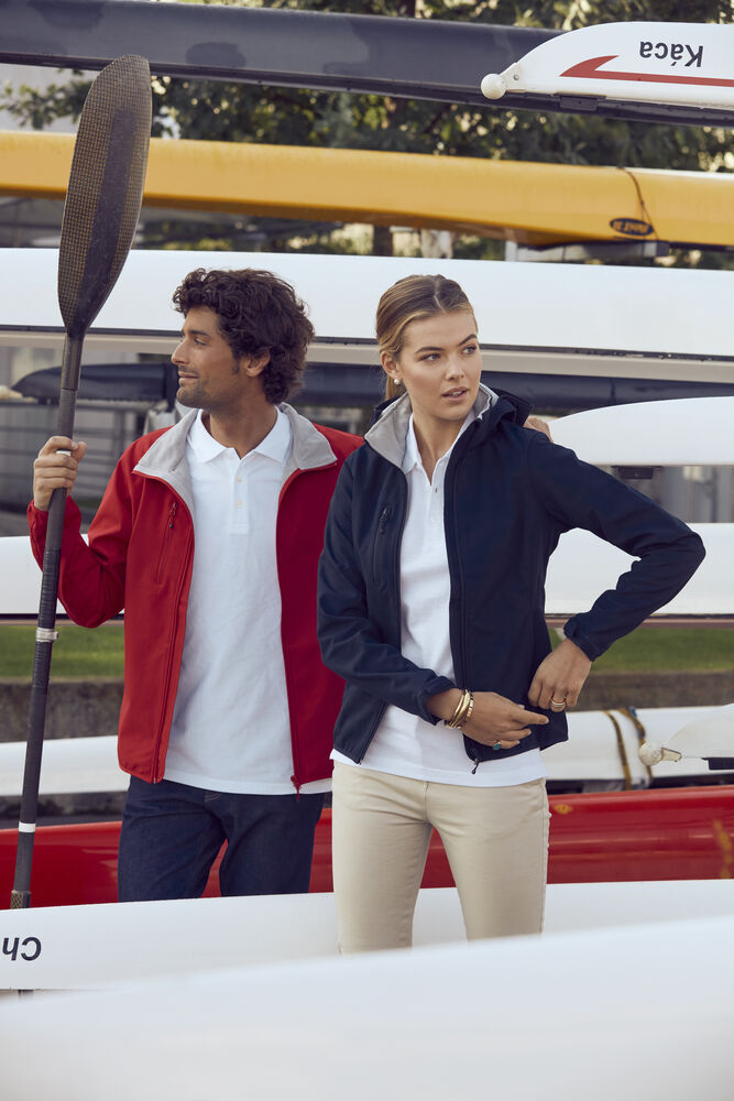 Basic Hoody Softshell Ladies von Clique – Red