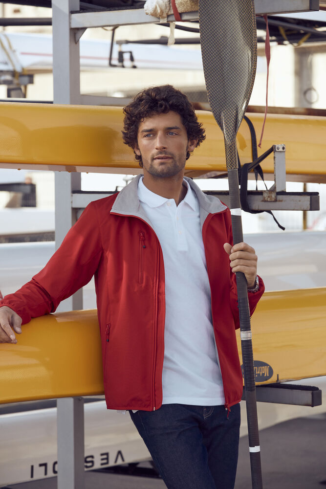 Basic Softshell Jacket von Clique – White
