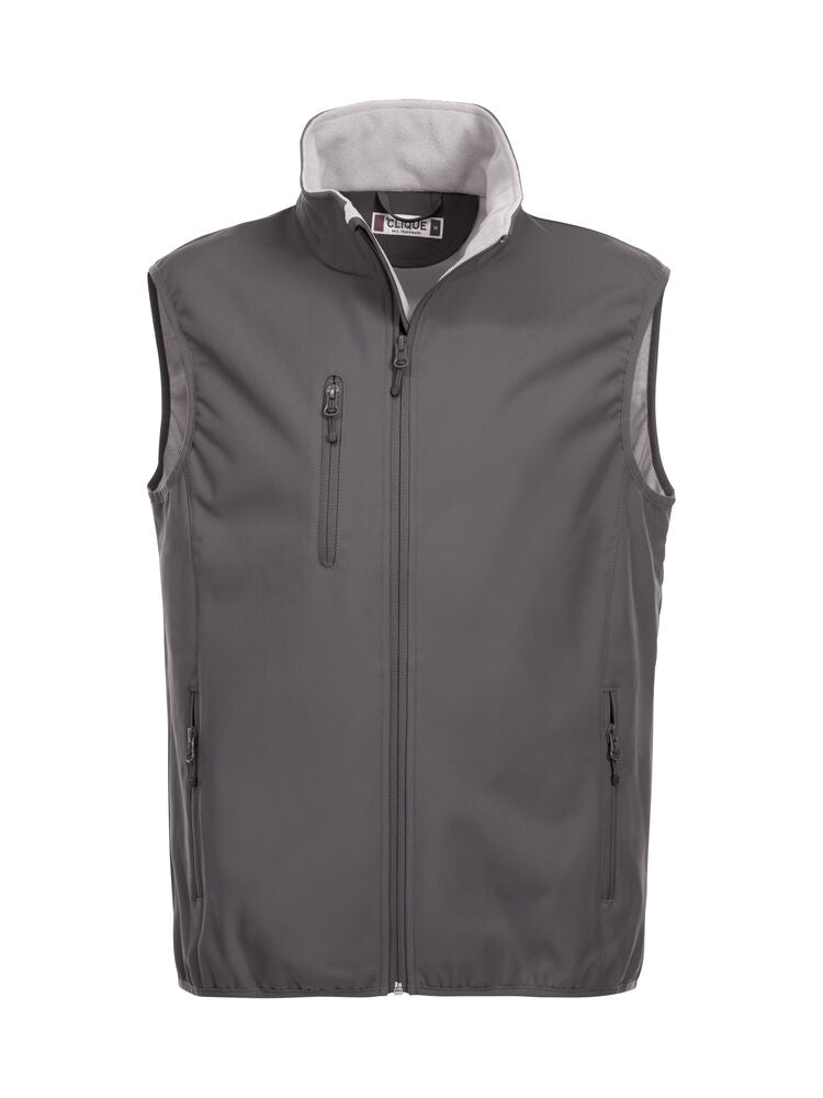Basic Softshell Vest von Clique – White