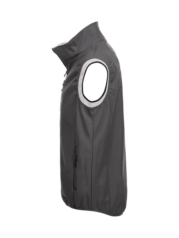 Basic Softshell Vest von Clique – White