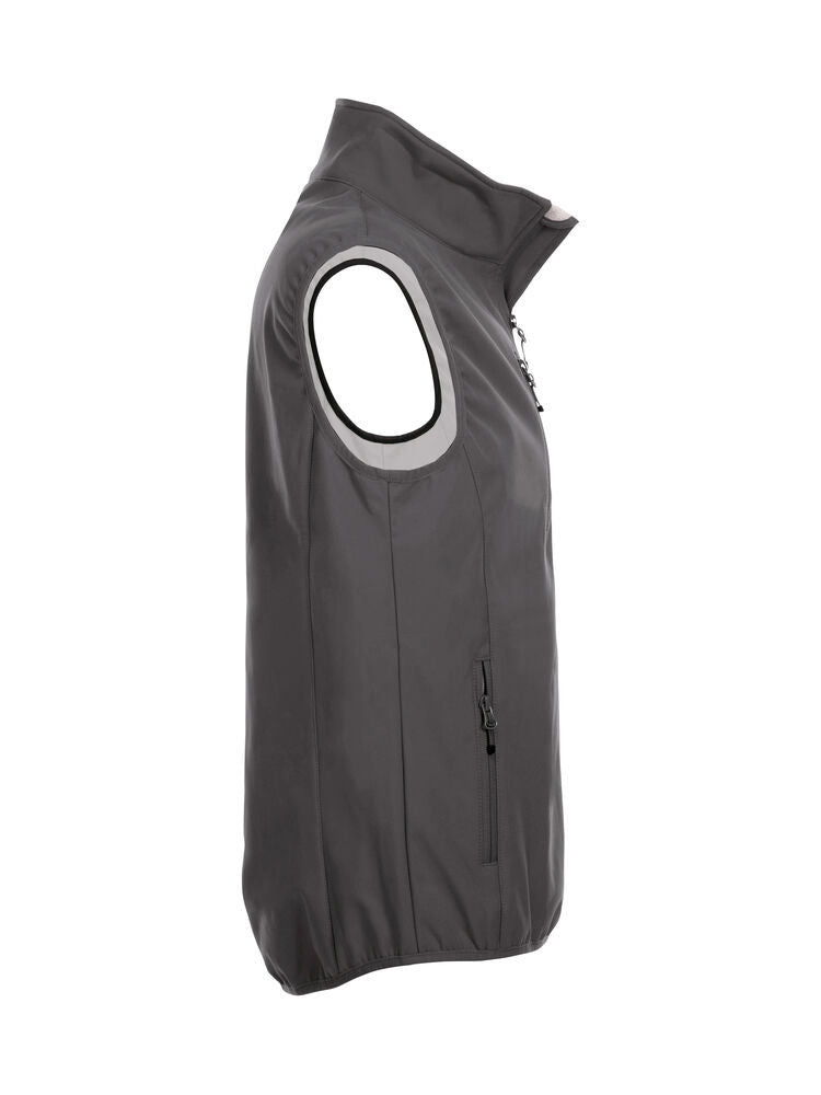Basic Softshell Vest von Clique – White