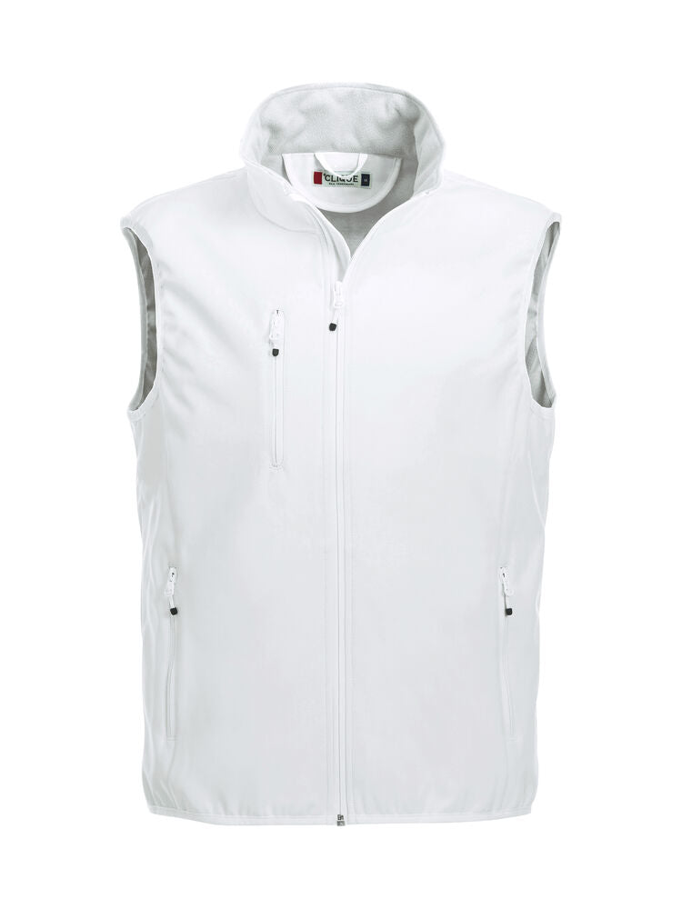 Basic Softshell Vest von Clique – White