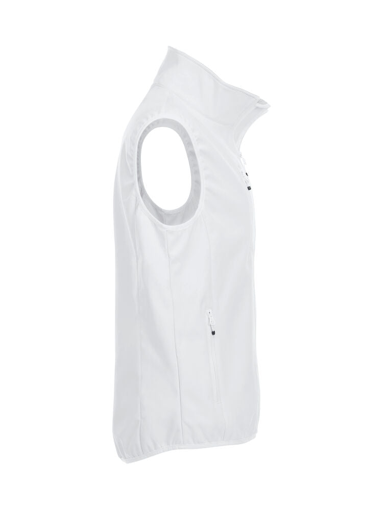 Basic Softshell Vest von Clique – White