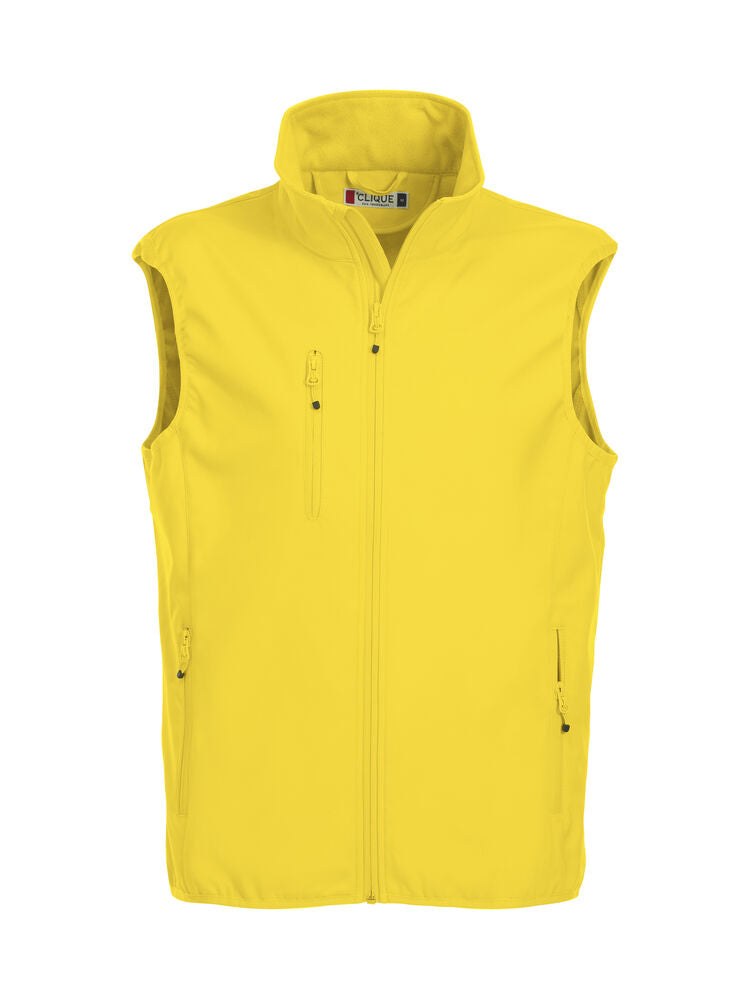 Basic Softshell Vest von Clique – White