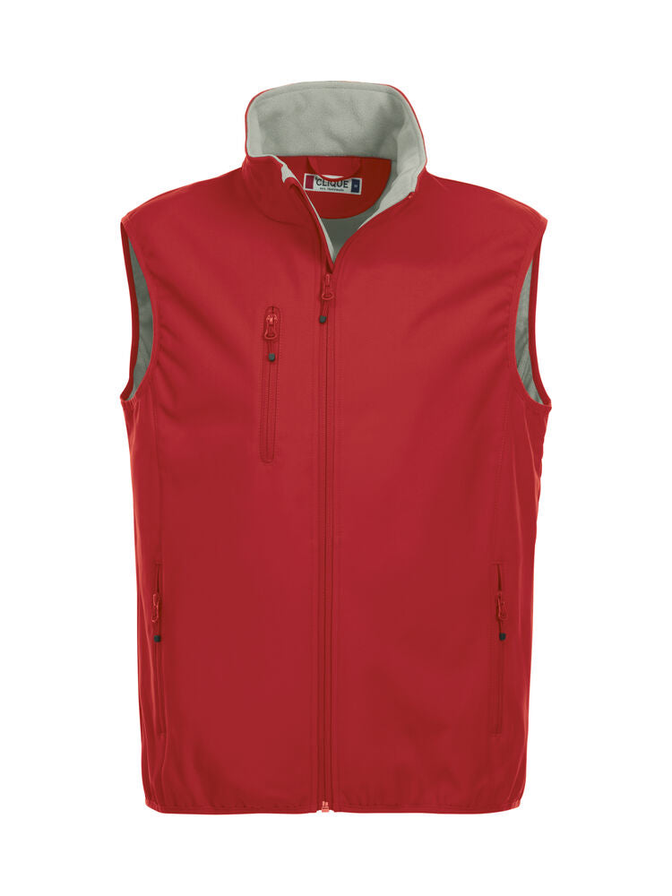 Basic Softshell Vest von Clique – White