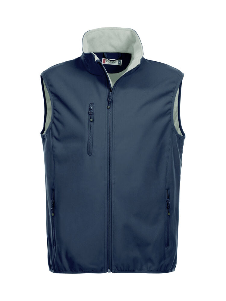 Basic Softshell Vest von Clique – White