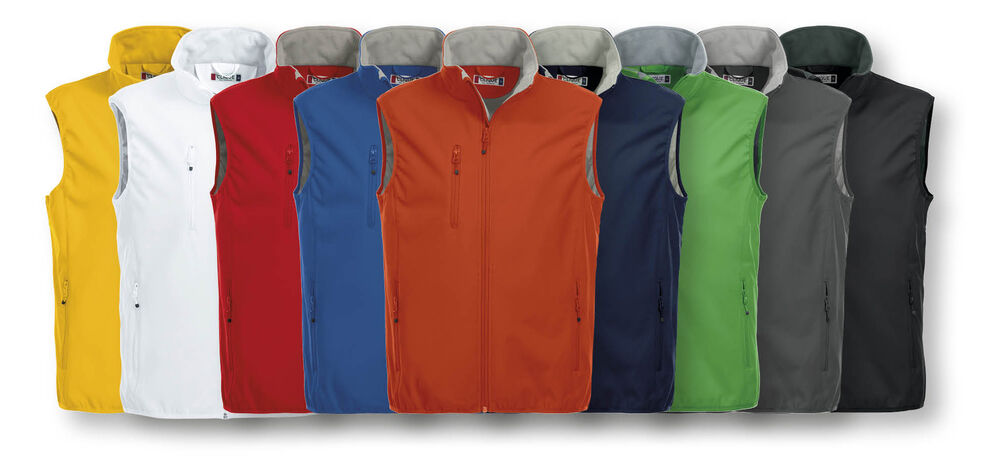 Basic Softshell Vest von Clique – White