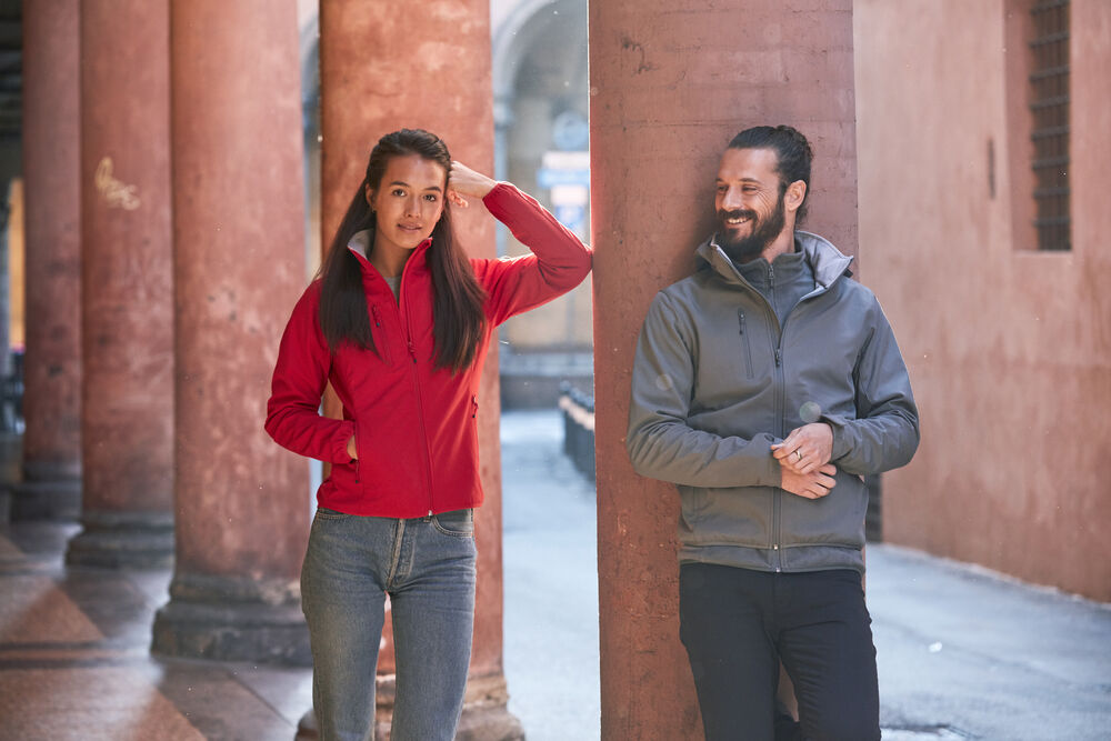 Basic Hoody Softshell von Clique – Red