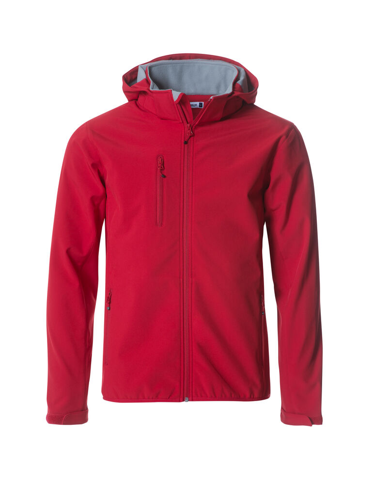 Basic Hoody Softshell von Clique – Red