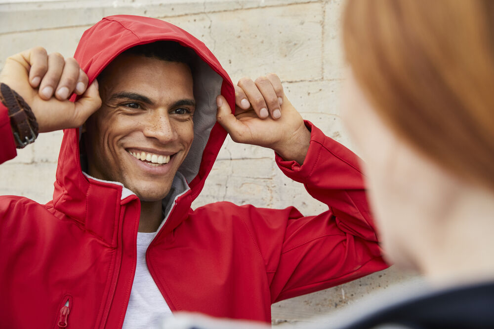 Basic Hoody Softshell von Clique – Red