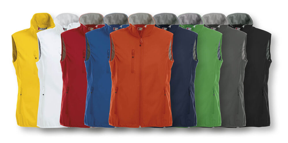 Basic Softshell Vest Ladies von Clique – White