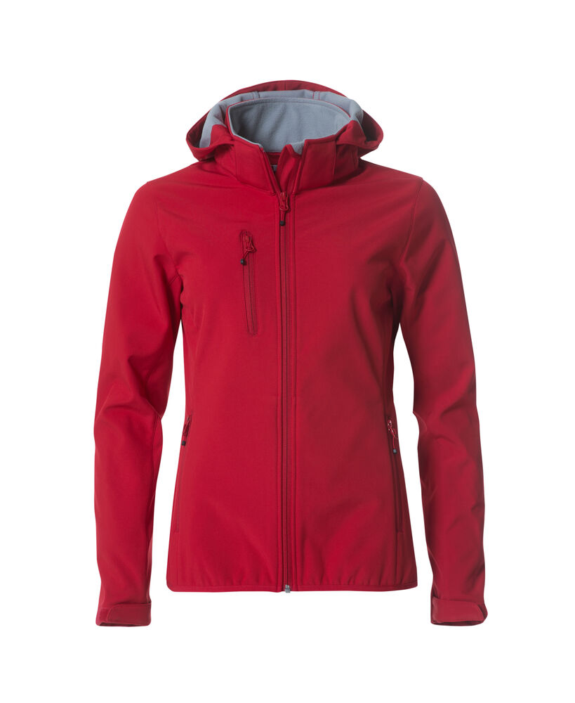 Basic Hoody Softshell Ladies von Clique – Red