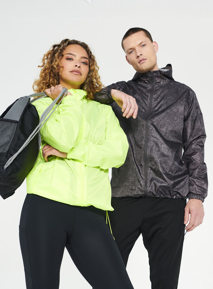 Basic Rain Jacket von Clique – Visibility Yellow