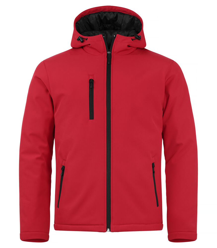 Padded Hoody Softshell von Clique – Red
