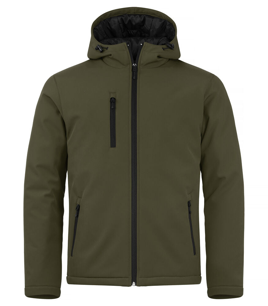 Padded Hoody Softshell von Clique – Red