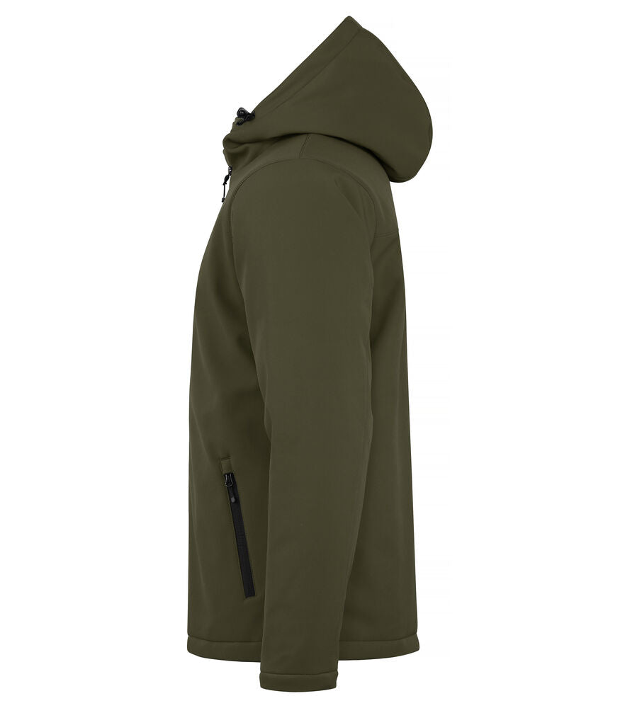 Padded Hoody Softshell von Clique – Red