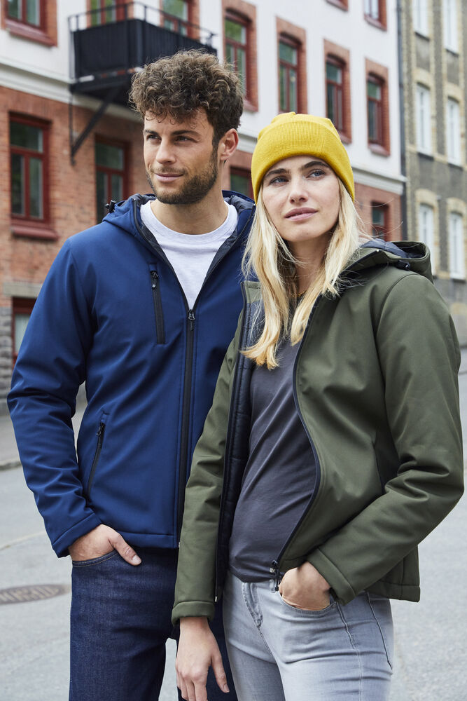 Padded Hoody Softshell Women von Clique – Red