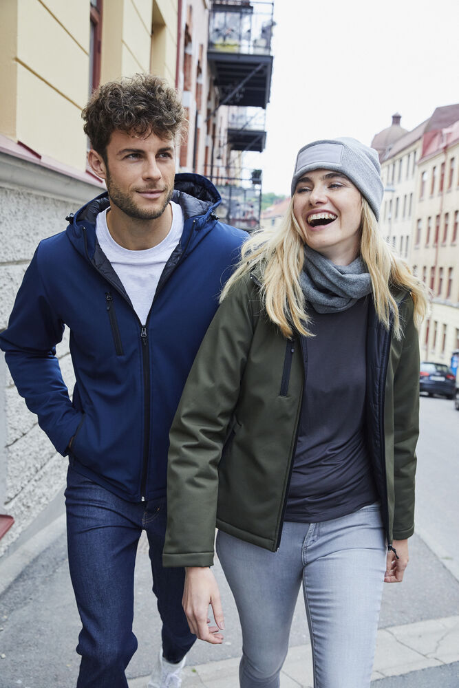 Padded Hoody Softshell Women von Clique – Red
