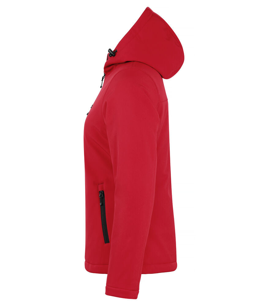 Padded Hoody Softshell Women von Clique – Red