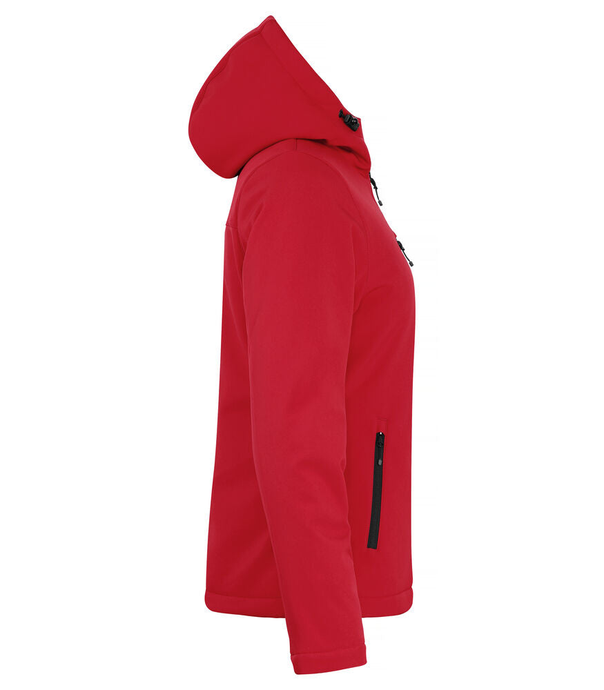 Padded Hoody Softshell Women von Clique – Red
