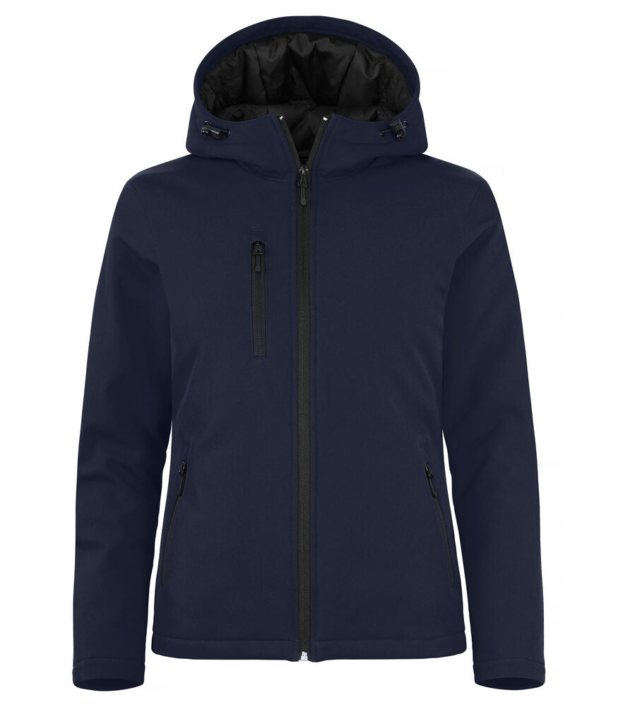 Padded Hoody Softshell Women von Clique – Red