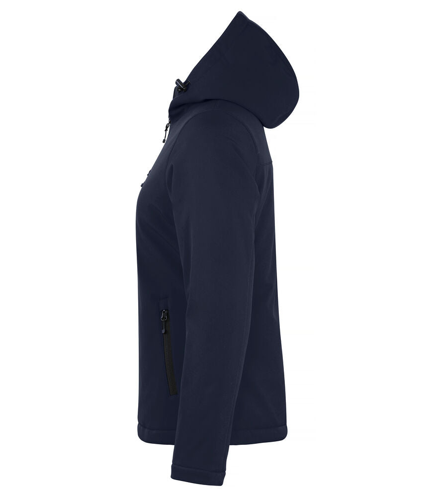 Padded Hoody Softshell Women von Clique – Red