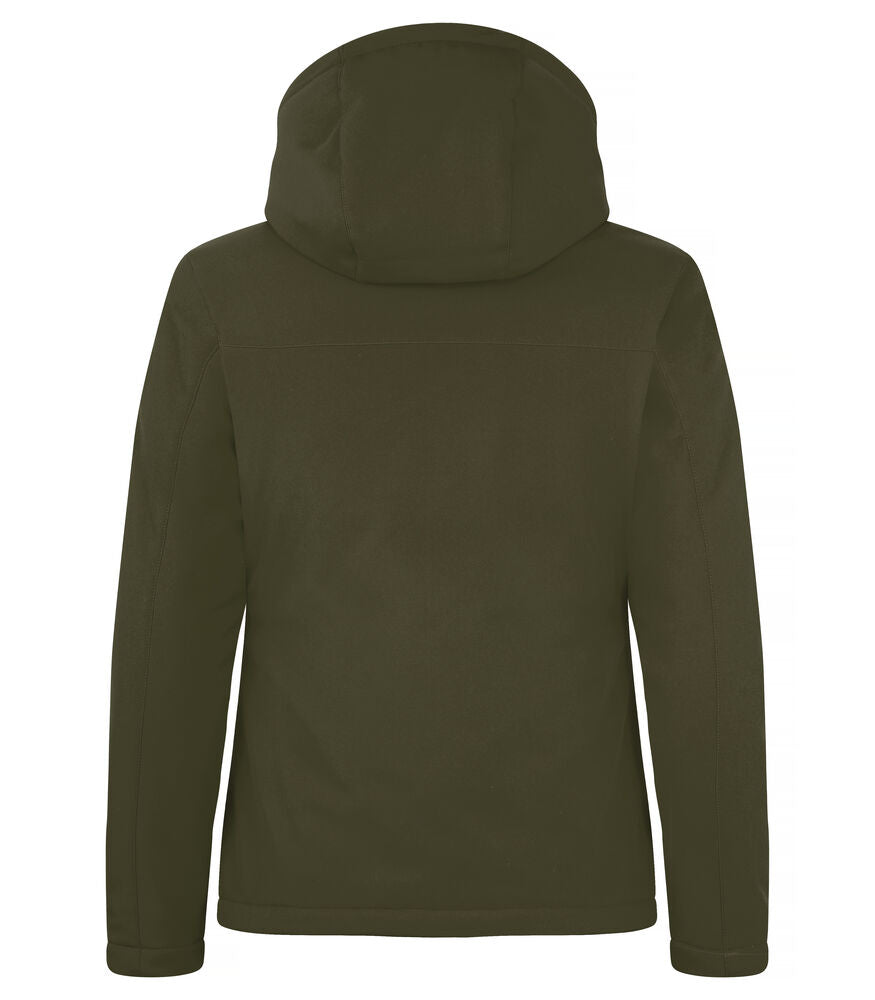 Padded Hoody Softshell Women von Clique – Red