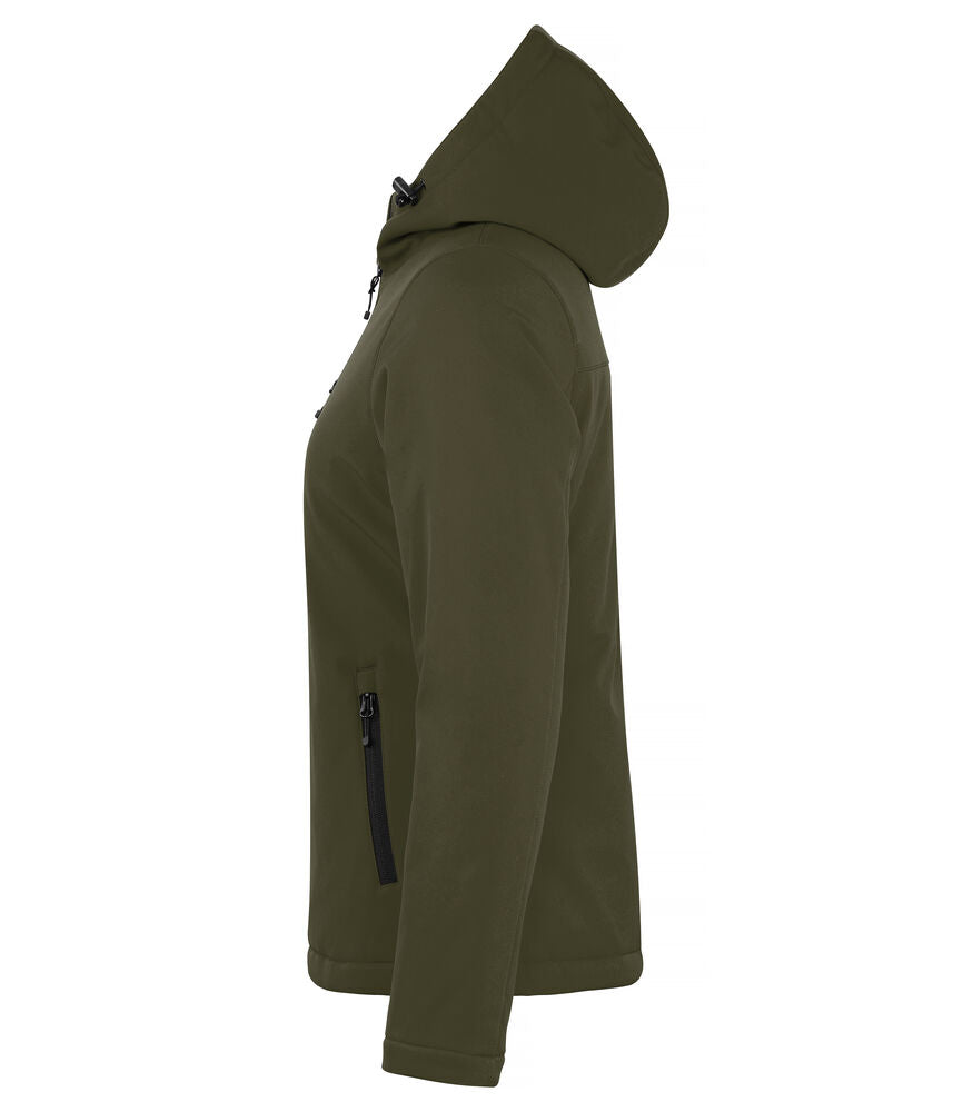 Padded Hoody Softshell Women von Clique – Red