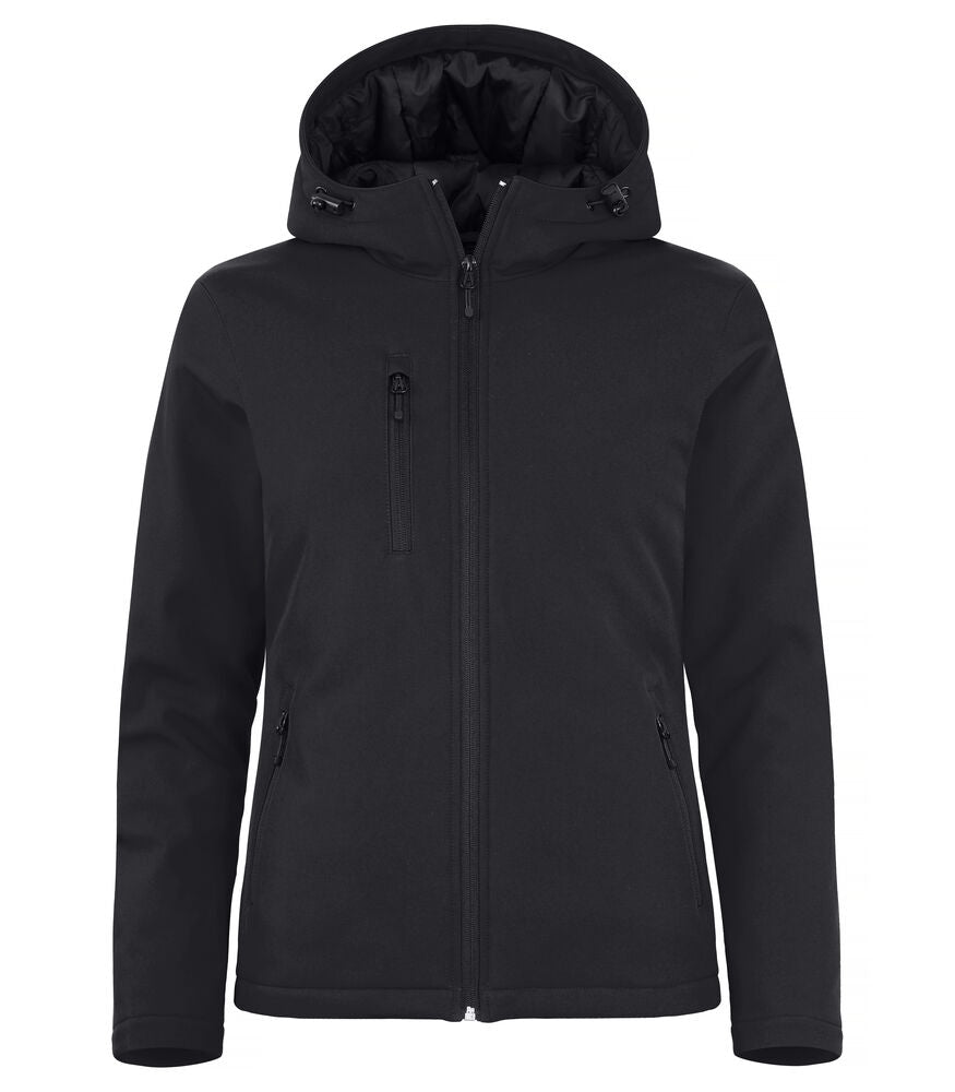 Padded Hoody Softshell Women von Clique – Red