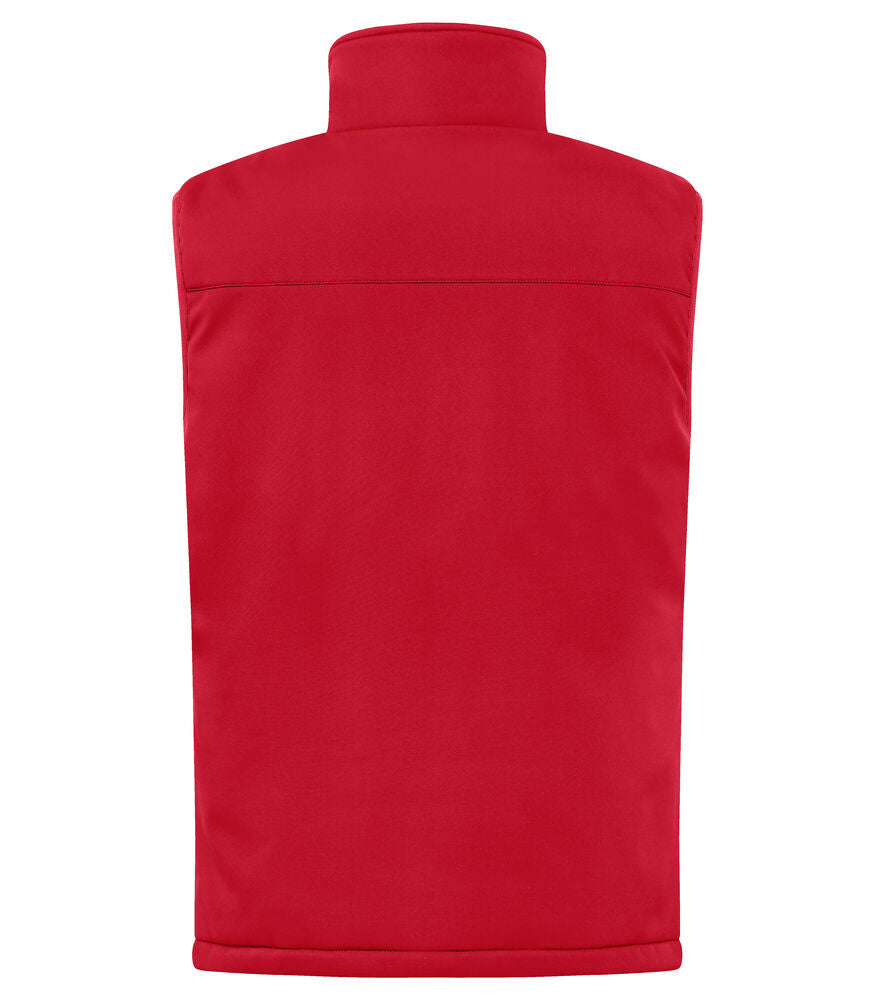 Padded Softshell Vest von Clique – Red
