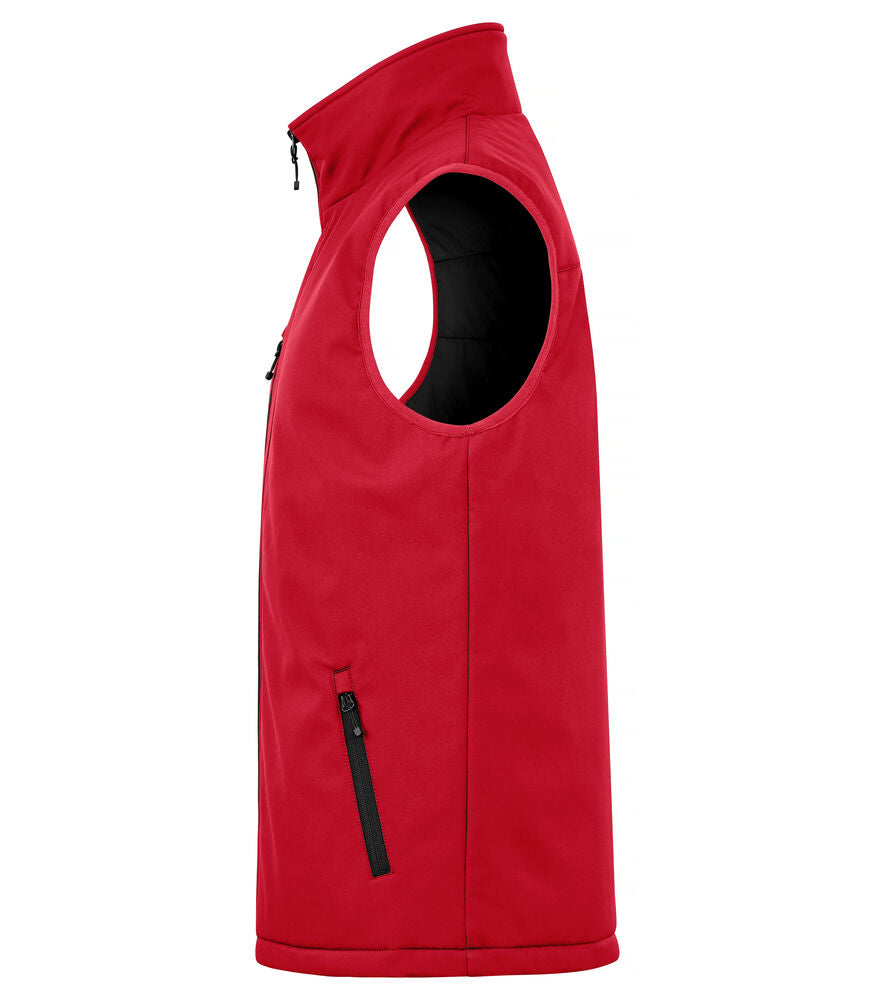 Padded Softshell Vest von Clique – Red