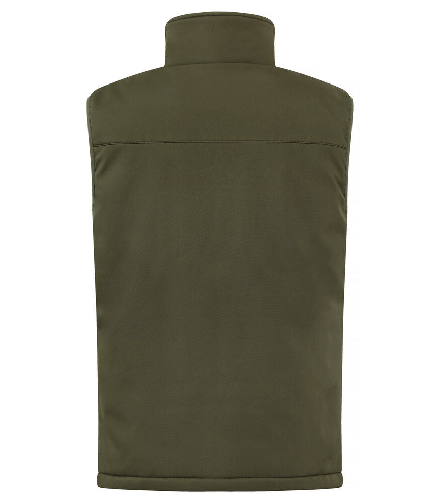 Padded Softshell Vest von Clique – Red
