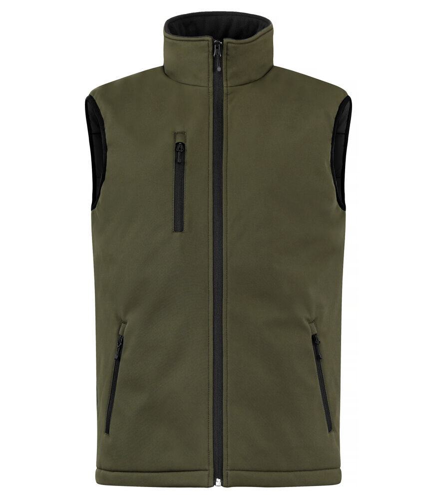 Padded Softshell Vest von Clique – Red