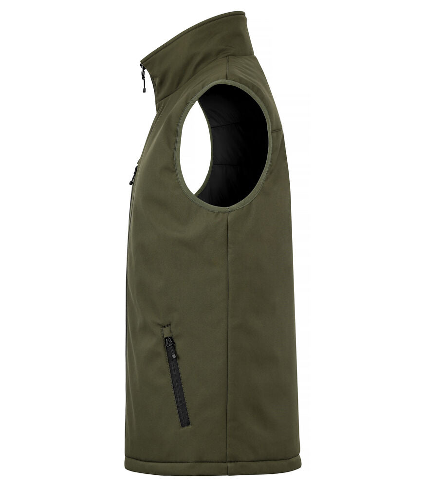 Padded Softshell Vest von Clique – Red