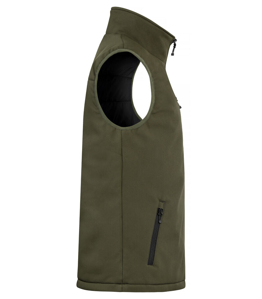 Padded Softshell Vest von Clique – Red