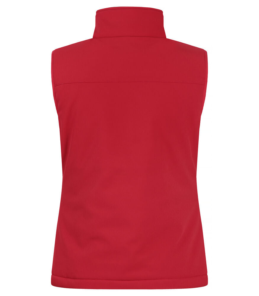 Padded Softshell Vest Women von Clique – Red