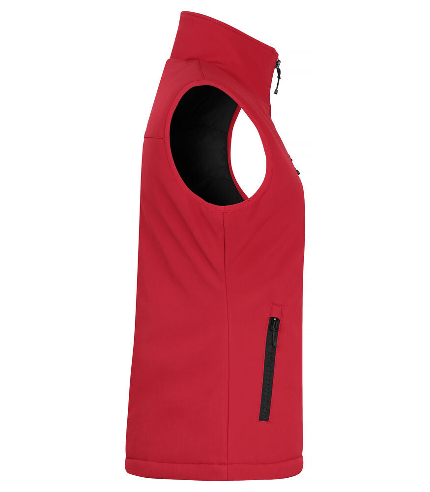 Padded Softshell Vest Women von Clique – Red