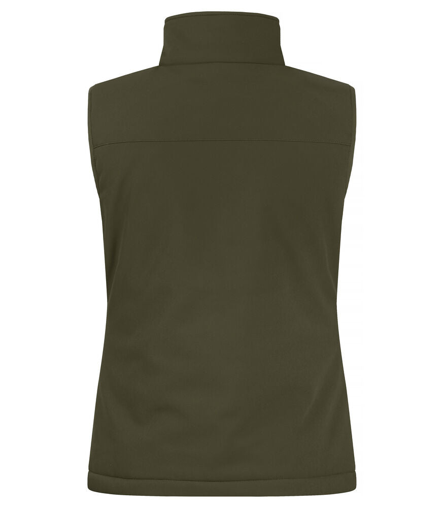 Padded Softshell Vest Women von Clique – Red