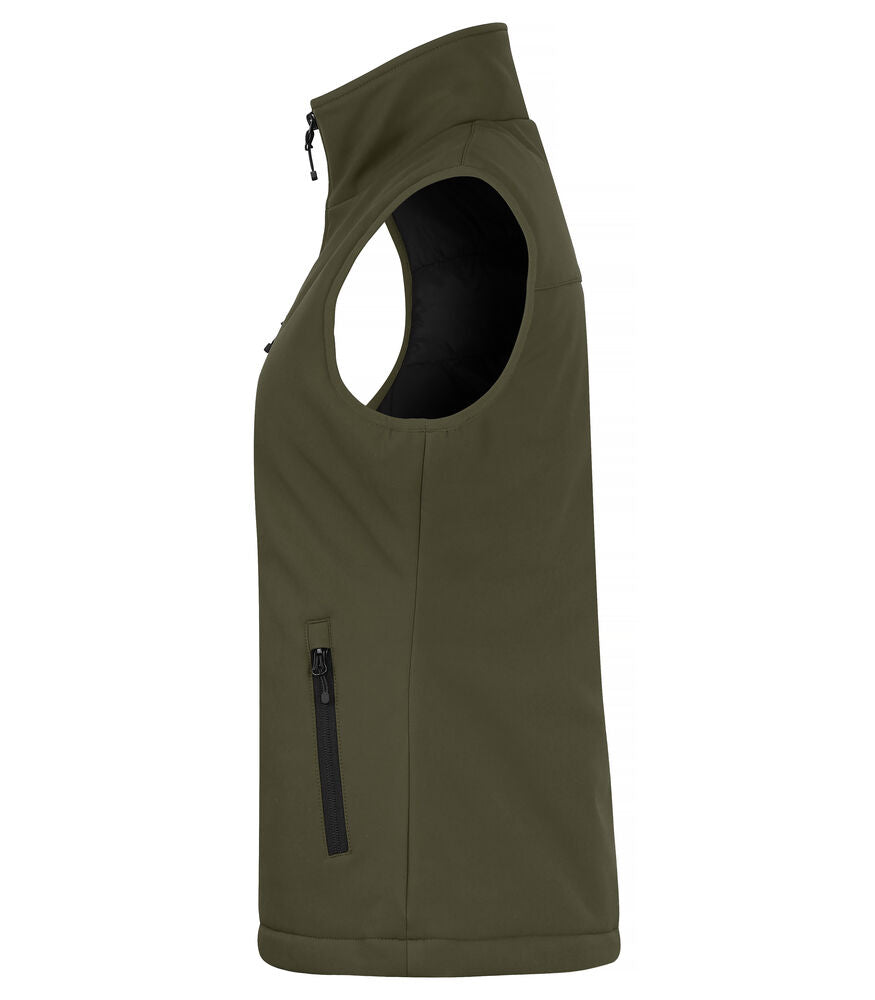 Padded Softshell Vest Women von Clique – Red