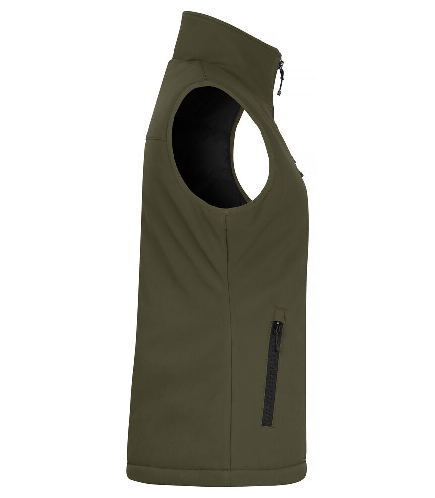 Padded Softshell Vest Women von Clique – Red