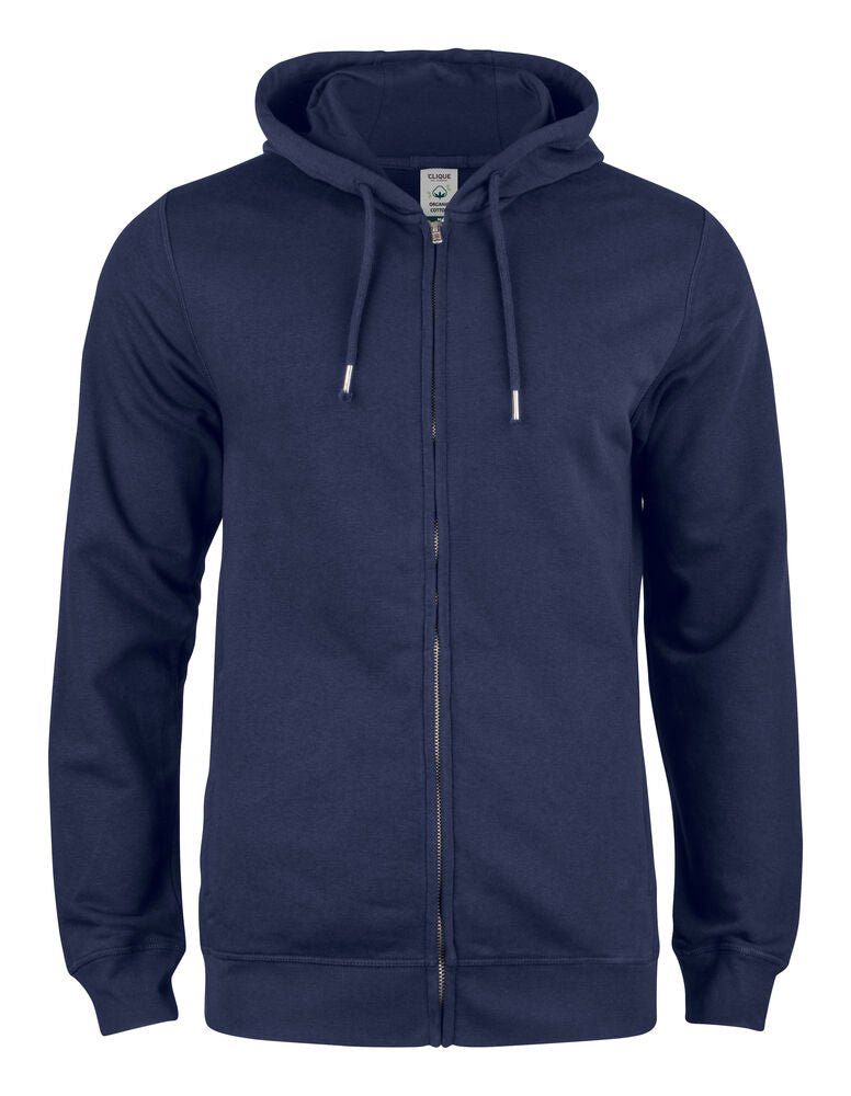 Premium Oc Hoody Full Zip von Clique – Dark Navy