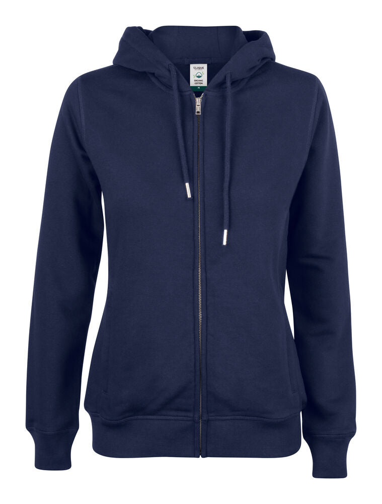Premium Oc Hoody Full Zip Women von Clique – Dark Navy