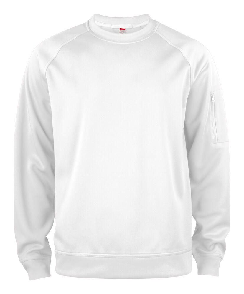 Basic Active Roundneck von Clique – White