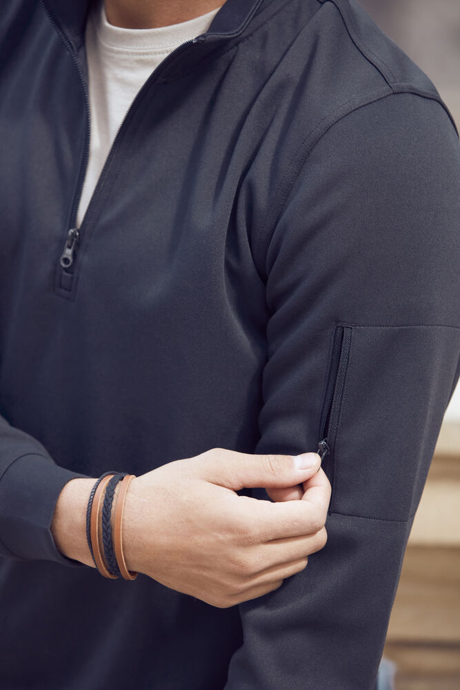Basic Active Half Zip von Clique – White