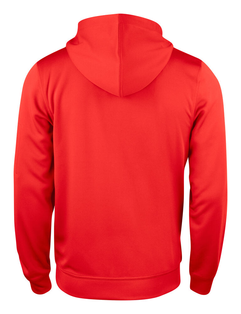 Basic Active Hoody Full Zip von Clique – White