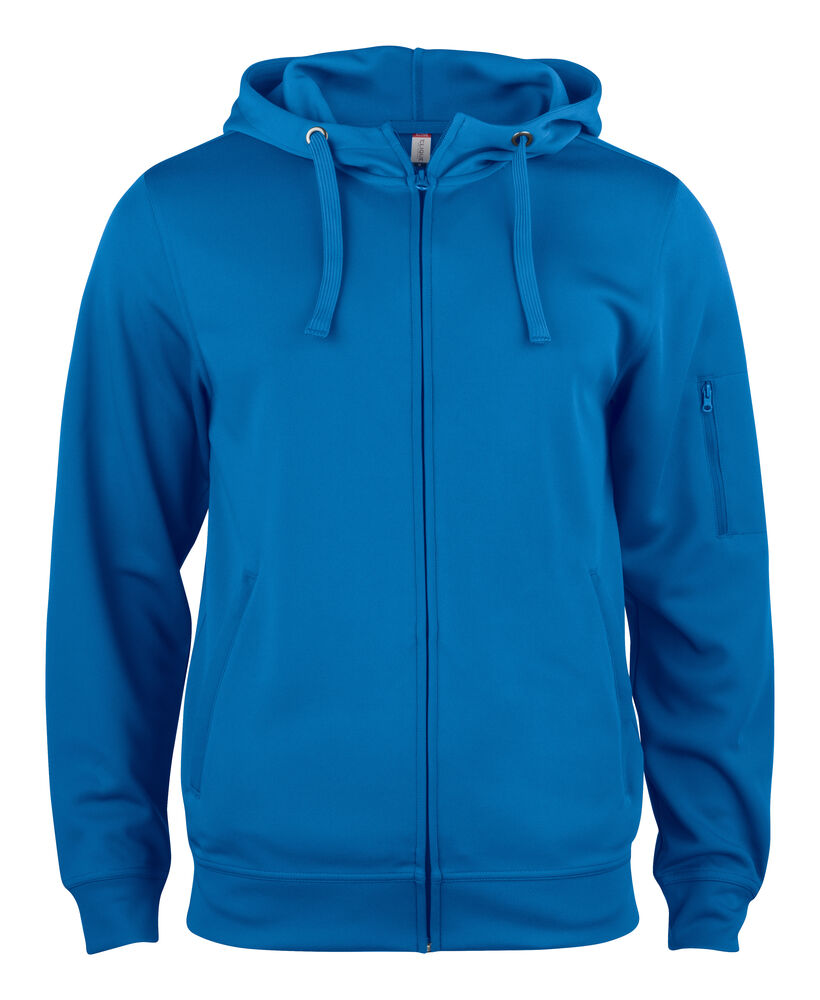 Basic Active Hoody Full Zip von Clique – White