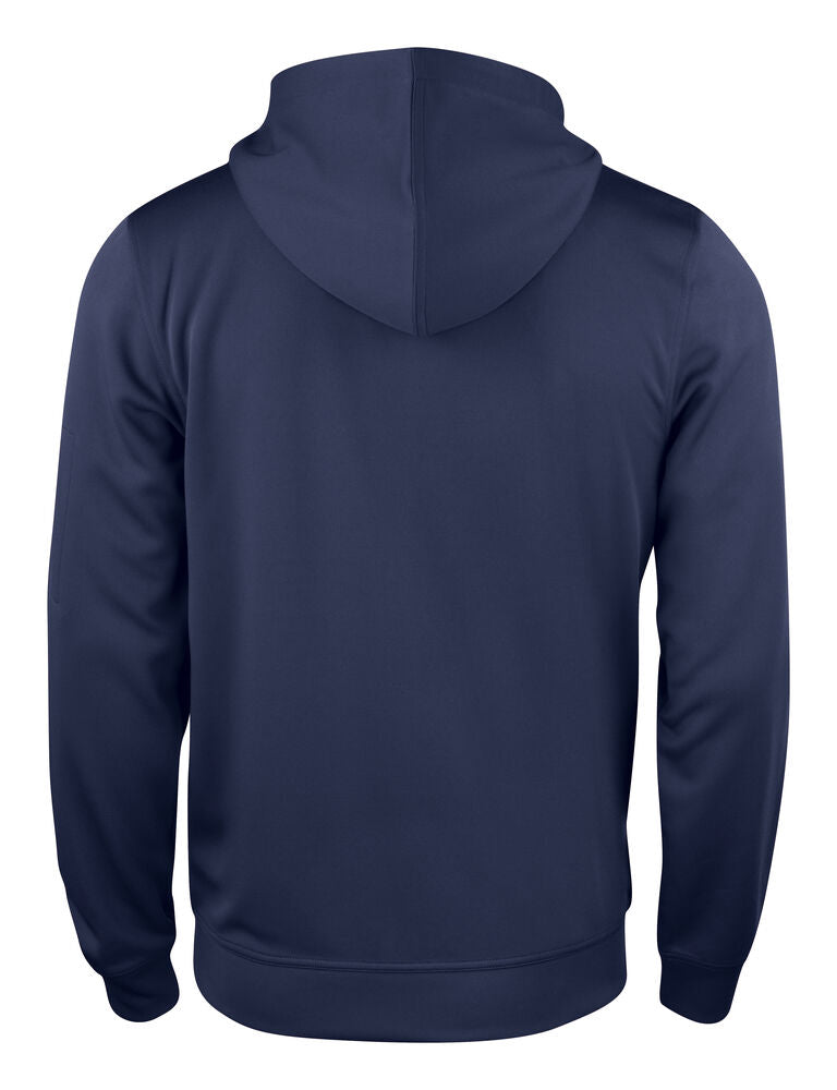 Basic Active Hoody Full Zip von Clique – White