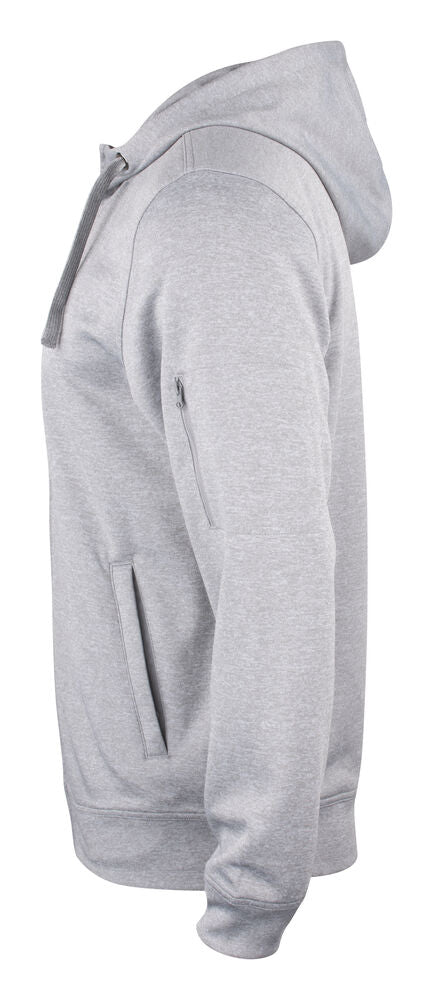 Basic Active Hoody Full Zip von Clique – White
