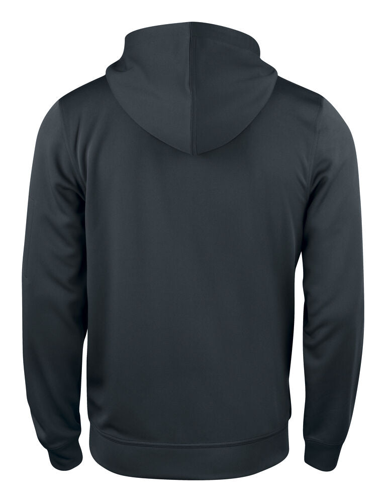 Basic Active Hoody Full Zip von Clique – White
