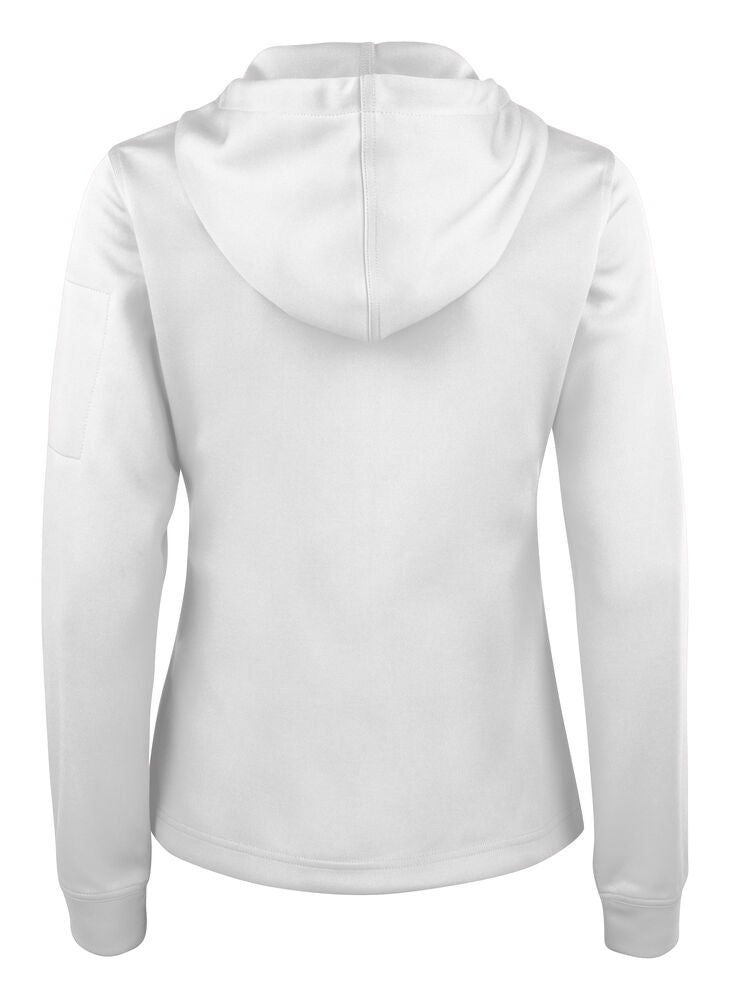 Basic Active Hoody Full Zip Women von Clique – White
